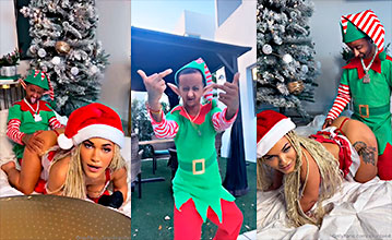 Baby Alien y Tanya Tehanna singando en Navidad