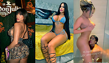 Catharina Gama y Juliana Queiroz haciendo perrerias lesbica