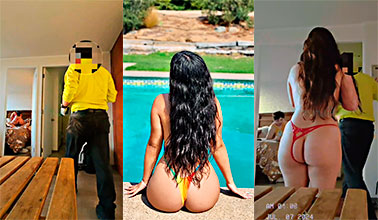 Cris Rojas ella se pone a singar mientras hay personas en casa