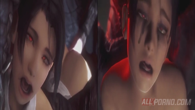 Demonio muy grande revienta a chica hentai