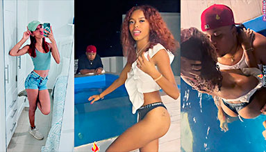 La puta Dominicana Emilie Almonte en un trío muy picante