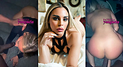 Dominicana Patrizia Yanguela singando muy rico con un negro