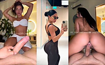 La bebe Daniela Oviedo lo singa rico hasta sacarle la leche