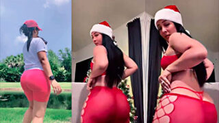 Dominicana bebe Yafri les desea una buena Navidad