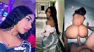 Dominicana Babyy Beautyy singando en cuatro duro