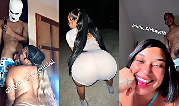 Blue Queen dominicana haciendo un trio muy intenso