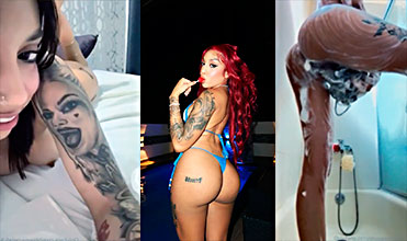 Pamela Sandoval (Shuupamela) en el baño muy caliente