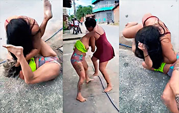 Dos putas peliando por el amor de un hombre