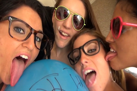 Sesión de sexo grupal increíblemente caliente con dos chicos y cuatro chicas calientes