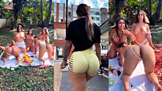 Valeria Castañeda Con 4 Lesbianas muy putas y calientes